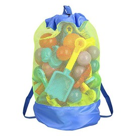 Beach Toy Bag, Mesh Beach Bag, Water Toy Backpack Bag, Large Beach Bag, for Toddlers, Children, Girls, Boys, Swimming Bag