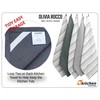Olivia Rocco 5 Pack Striped Kitchen Tea Towels Cotton Super