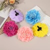 uxcell 3 Pcs Peony Flowers Hair Clip, 4.7 Inch Artificial