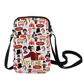 LEVLO Greatest Showman Musical Crossbody Bag Barnum Fans Gift This Is Me Musical Shoulder Bag Broadway Musical Merch (This Is Me C Bag)