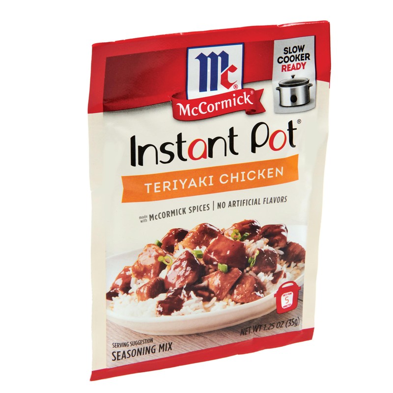 McCormick Instant Pot Teriyaki Chicken Seasoning Mix, 1.25 oz (Pack