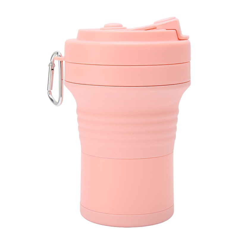 Folding Coffee Cup Silicone Heat Insulation Good Sealing Collapsible Water
