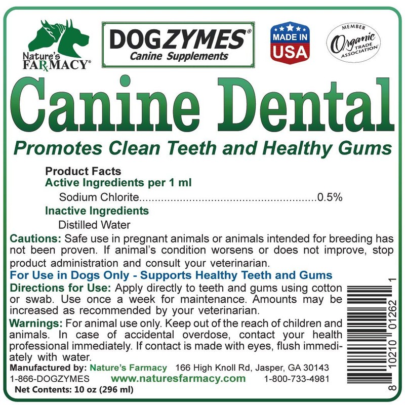 Dogzymes Canine Dental Formula (10 Ounce)