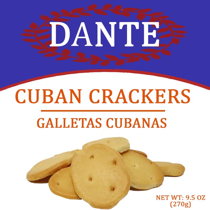 Dante Crackers Cuban Galletas Cubanas 8 oz (226 gr)