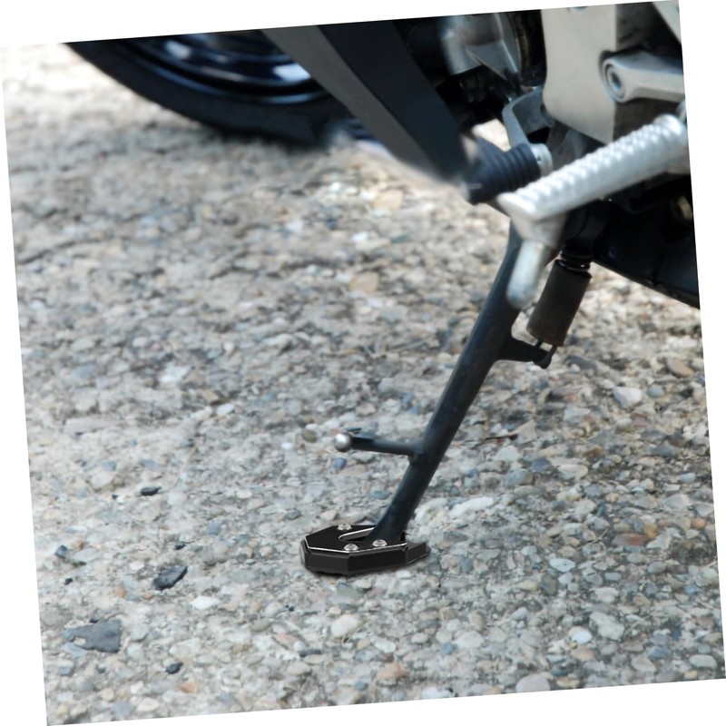 Alipis Motorcycle Kickstand Pad Non Slip Support Plate for Enhanced