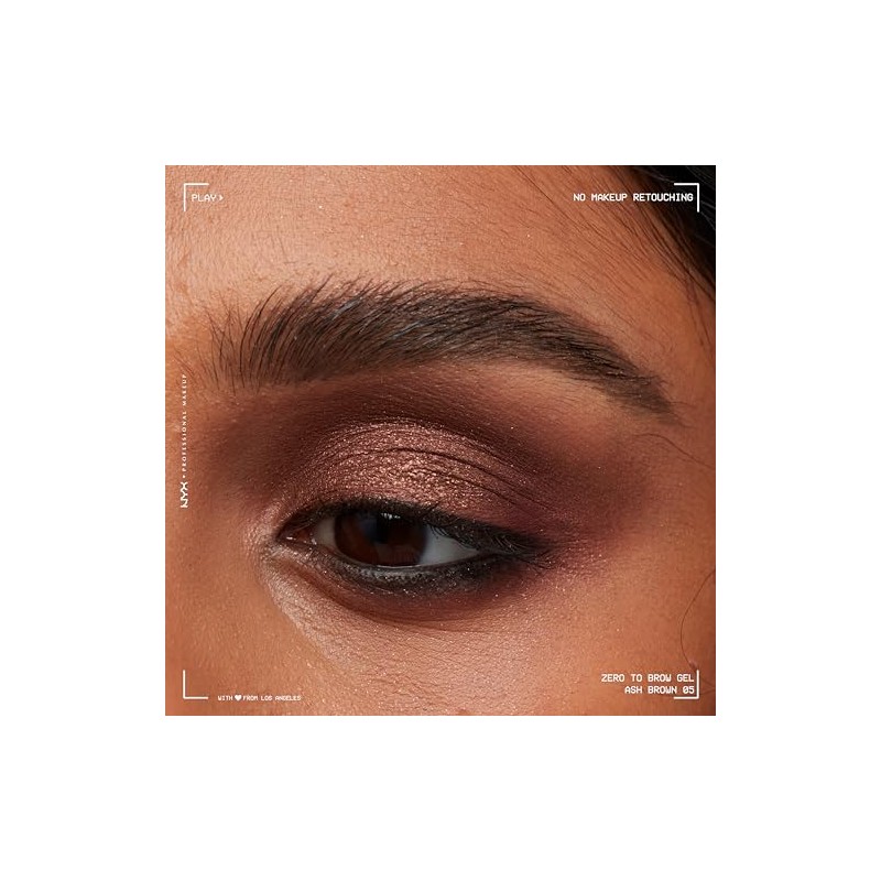 NYX Professional Makeup, Zero To Brow, Gel de Cejas con