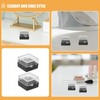 DEARMAMY 15pcs Specimen Display Box Badge Case Pin Batch Display