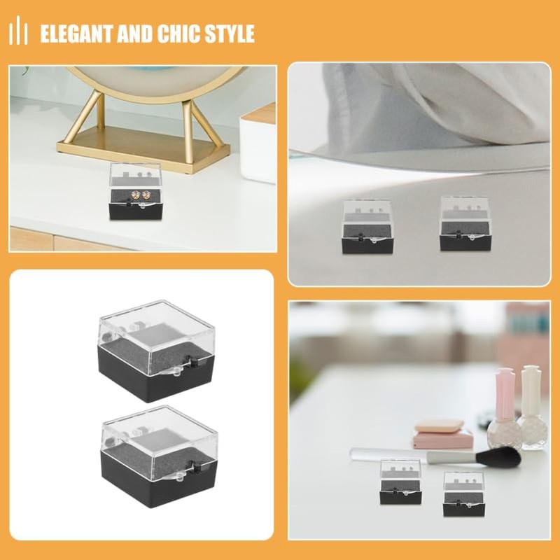 DEARMAMY 15pcs Specimen Display Box Badge Case Pin Batch Display