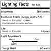 Sevici A19 Edison Light Bulb,E26 Incandescent Light Bulbs 60W Antique