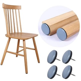 20 Pieces Furniture Sliders with Nail, Chair Slider with Nail, Teflon Chair Slider with Nail, for Tiles, Wooden Floors, Mounting on a Table, Chair or Sofa
