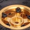 1 Inch RC Tires Brass Wheel Hub Rubber RC Car