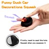 wonuu Rubber Duck Car Decorations Black Duck Car Dashboard Ornaments