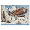 Steampunk Airships with a Surreal Note (Wall Calendar 2025 DIN