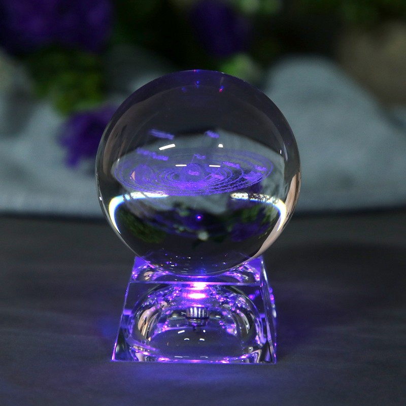 K9 Crystal Photography Prop Decoration Art Decor Crystal Ball with