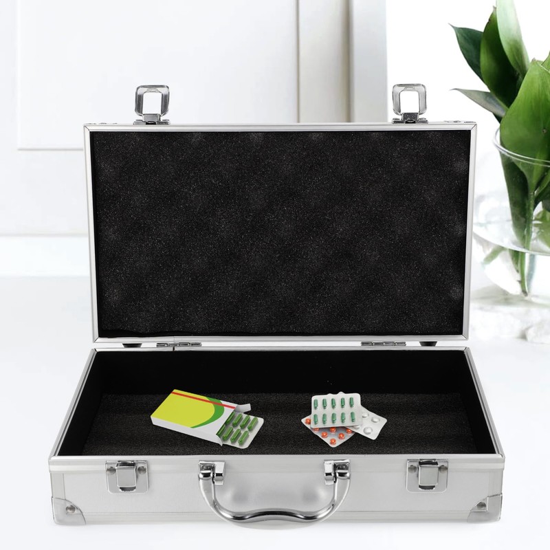 Generic Aluminum Hard Case Briefcase: Aluminum Briefcase with Lock Metal