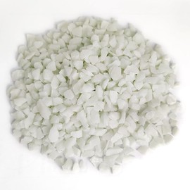 HappyFiller 1.3 LB Crushed Glass Sand Broken Glass Pieces Crush Terrarium Rocks Stones for Crafts,Resin Arts,Succulents,Vase Fillers,Candle Holder Filler,Blue Glow in The Dark