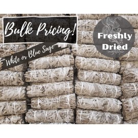 Bulk Sage Bundles Wholesale 25 Pack, Fresh Organic Smudge Sticks, White Sage Sticks for Home Cleansing, Smudging Sage Bulk, Wholesale Sage with Instructions, Charitable! (White Sage - 25 Sticks)