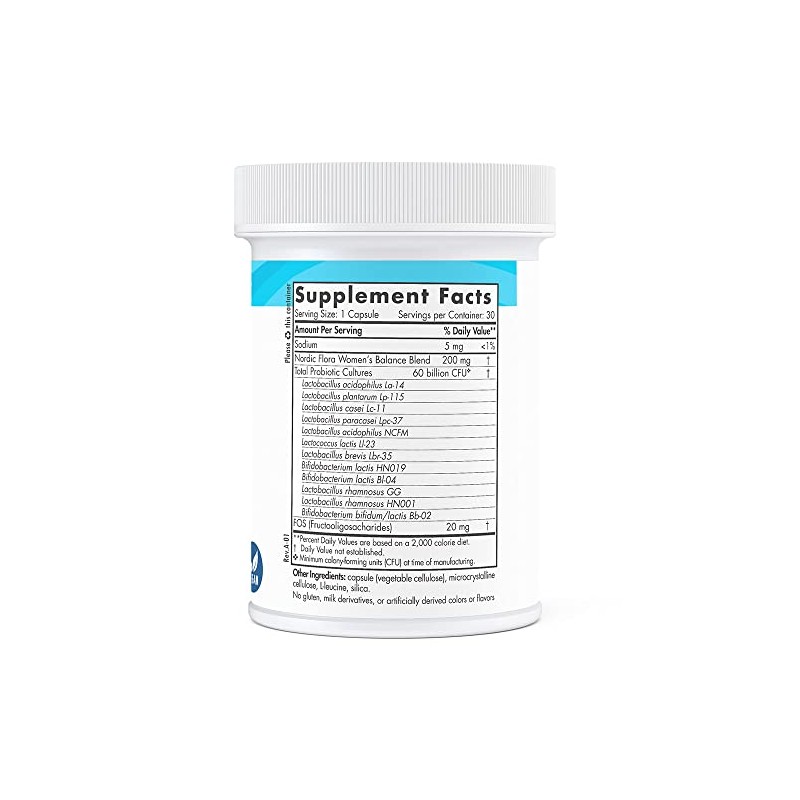 Nordic Naturals Nordic Flora Probiotic Women's Balance - 30 Capsules