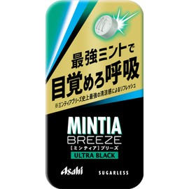 Asahi Group Foods Mintia Breeze Ultra Black, 30 Grains x 8 Pack
