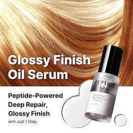 COSRX Sérum Capilar con Péptidos Peptide 132 - Aceite Reparador para Cabello Brillo Suavidad Protección de Puntas para Todo Tipo de Cabello