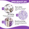 Sewing Patchwork Fabric, 40-Piece Colourful Cotton Fabric Set, Floral Cotton