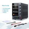 DC Power Supply 0-60V 0-5A, Bench Power Supply with Encoder