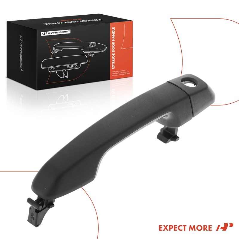 A-Premium Front Driver Side Exterior Door Handle with Keyhole Compatible