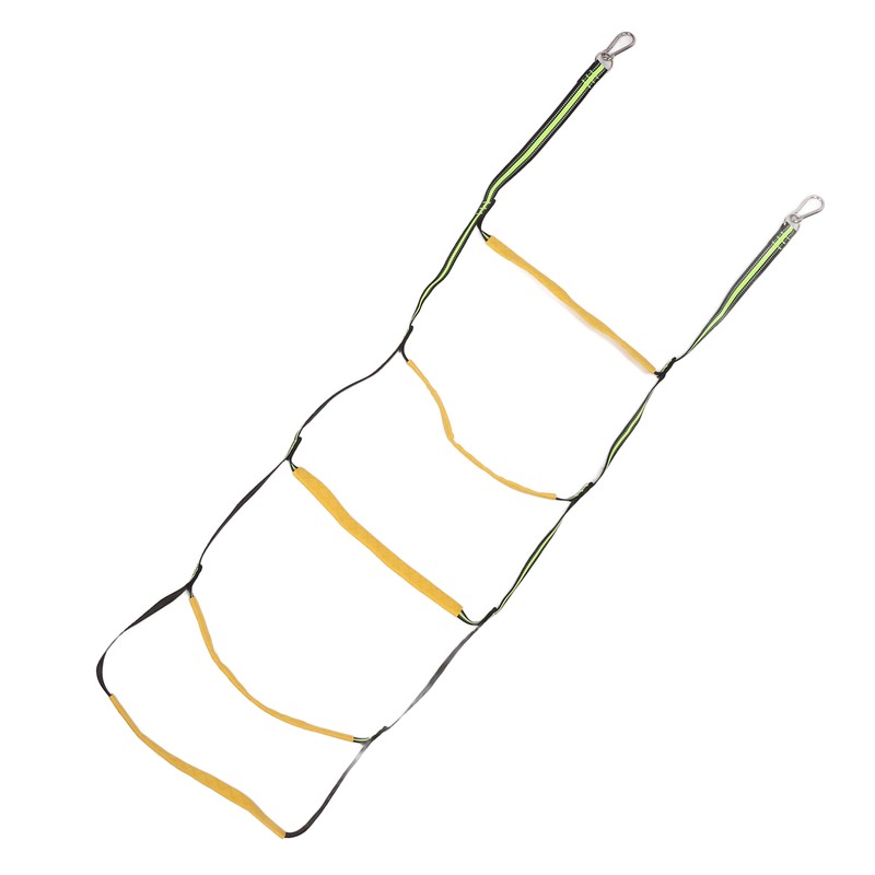 Boat Rope Ladder Portable 5 Step Folding Marine Rope Ladder