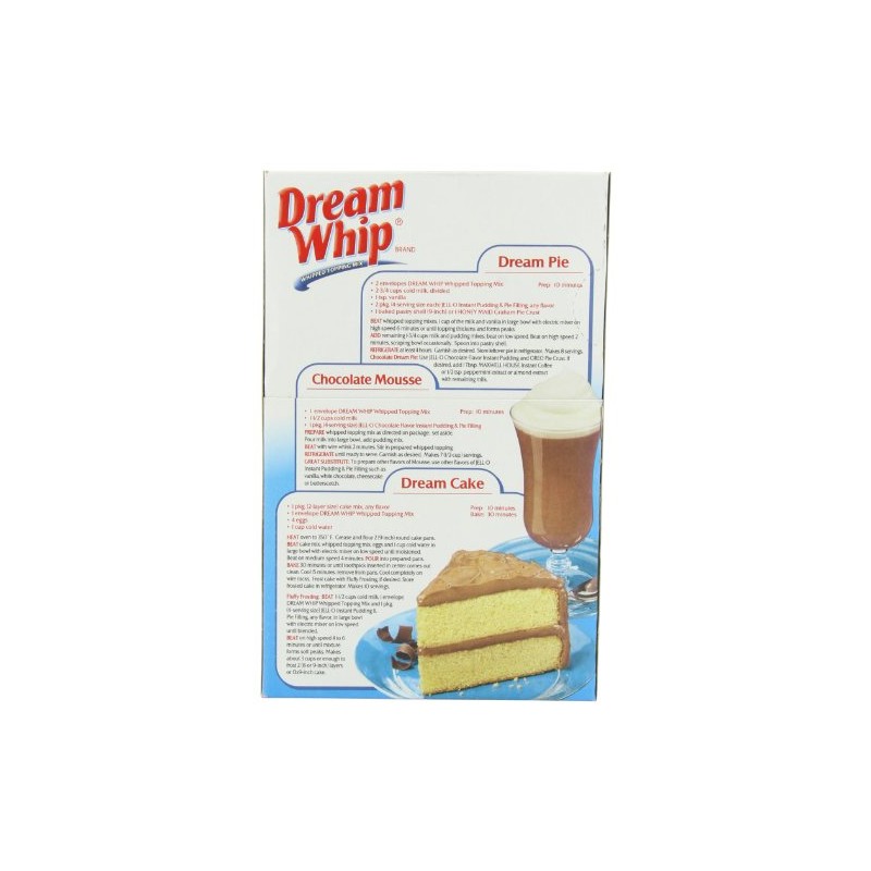 Dream Whip Whipped Topping Mix, 5.2-Ounce Boxes (Pack of 6)