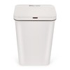 SIMPLI-MAGIC 79502 13 Gallon Touchless Sensor Trash Can, Rectangle Garbage