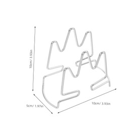 Operitacx Stainless Steel Coffee Stand Filter Portable Coffee Cup Holder Drip Coffee Holder Hanging Ear Drip Coffee Pour-Over Coffee Holder Origami Drip Ear Hanging Coffee Silver