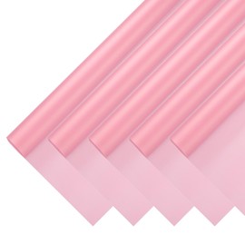 PATIKIL Flower Wrapping Paper, 20 Sheets Flower Bouquet Paper Waterproof Matte Wrap Craft Paper Florist Supplies for Wedding Graduation Birthday, Pink