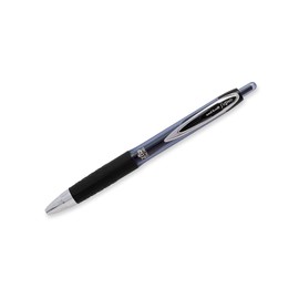 Uni-Ball Signo 207 Retractable Gel Pen, 0.5mm Micro Point, Black, Pack of 6