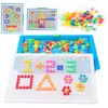 DERAYEE Creative Mosaic Puzzle 296 Pieces Colorful Educational Games Gift