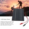 4.2W 18V Solar Panel High Conversion Rate Polysilicon Portable Solar