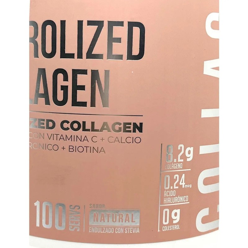 Colágeno Hidrolizado A. Hialurónico Biotina 1 Kg Natural Amz