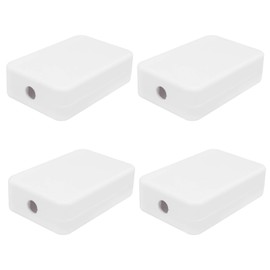 Create idea 4Pcs Junction Box 55x35x15mm ABS Electrical Box Small Waterproof Electric Project Case for Electronics PCB Case,Electronic Hobby Box, White