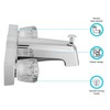 Dura Faucet Economical Classic Tub and Shower Faucet with Diverter