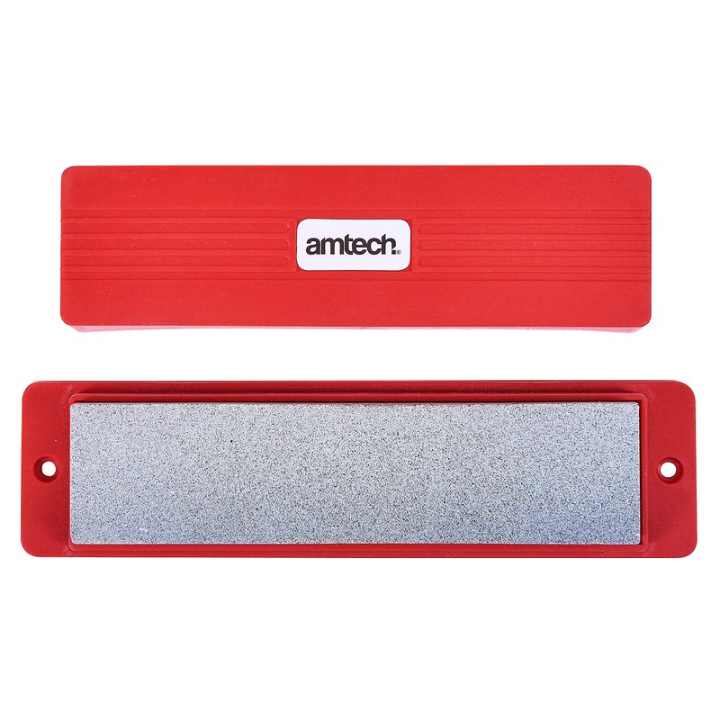 Amtech E2010 200mm (8") Combination Sharpening Stone and Box Set