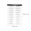 Healeved 20 Pairs Eyebrow Stickers Hair-like Simulation Brow Tint Eyebrow