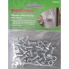 20 Greenhouse Aluminium Square Head Bolts Nuts Supa