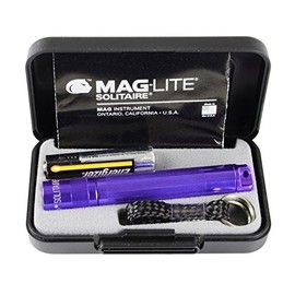 Maglite Boxed Solitaire Torch AAA Purple