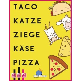 Blue Orange Blue Orange, Taco Katze Ziege Käse Pizza, Partyspiel, Kartenspiel, 2 bis 8 Spieler, ab 8 Jahren, 10 Minuten, Deutsch