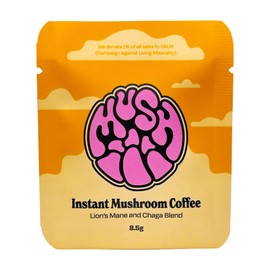 Mushiii Instant Lion's Mane and Chaga Mushroom Coffee Blend | 4,000mg / Serving of Lion's Mane and Chaga | Start The Day with Smooth Energy & Focus | Vegan & Gluten Free