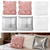 OMISTAR 6 Pcs Decorative Pillow Covers, Square Throw Pillow Cases,