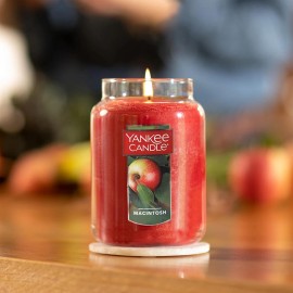 Yankee Candle Macintosh Scented, Classic 22oz Large Jar Single Wick Candle