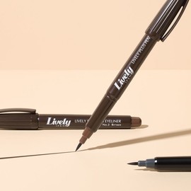 IPKN Lively Plus Pen eyeliner 3, brown 2 + black