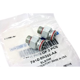 (2) 7.3L Diesel Engine, High Pressure Oil Pump (HPOP) Fittings At Cylinder Head