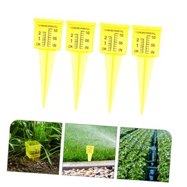 DOITOOL 5pcs Rain Gauge Accurate Rainfall Measuring Tools for Garden Lawn Outdoor Use Quick Installation for Boys and Girls Nature Observation