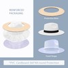 SAJUZEN Womens & Mens Fedora Hats, Wide Brim Fedora Hats